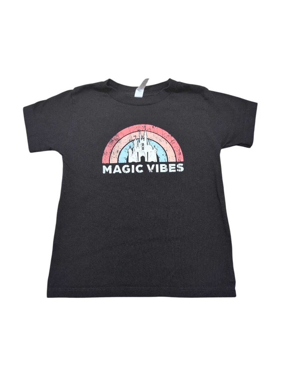 Disneyland Shirt Toddler Size 4T Magic Vibes Rainbow Graphic Tee